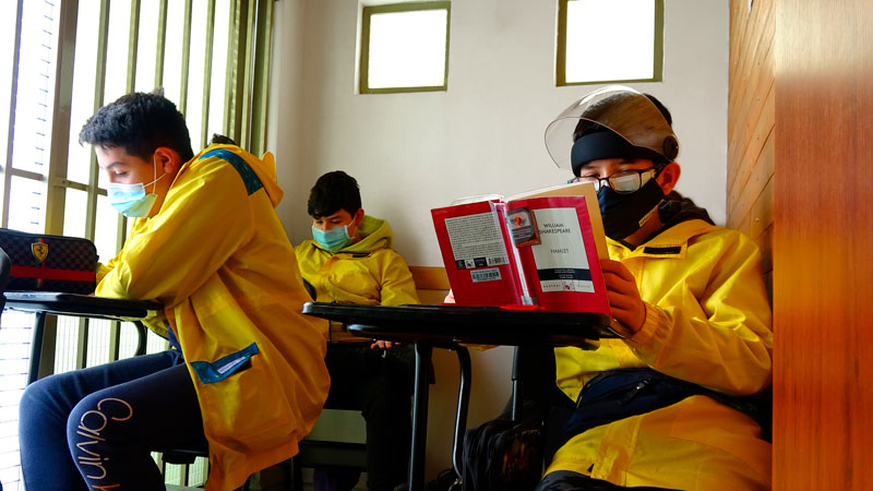 Momentos en el aula en el entorno de la educación personalizada