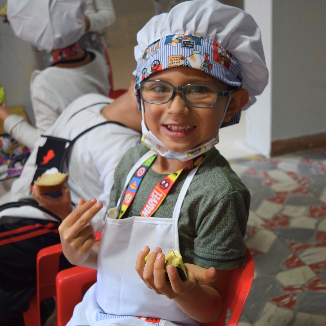 ¡ Estudiantes de Renfort en clases de cocina! 